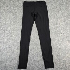 Ivivva Girls Black Rhythmic Athletic Tight‎ Leggings 12